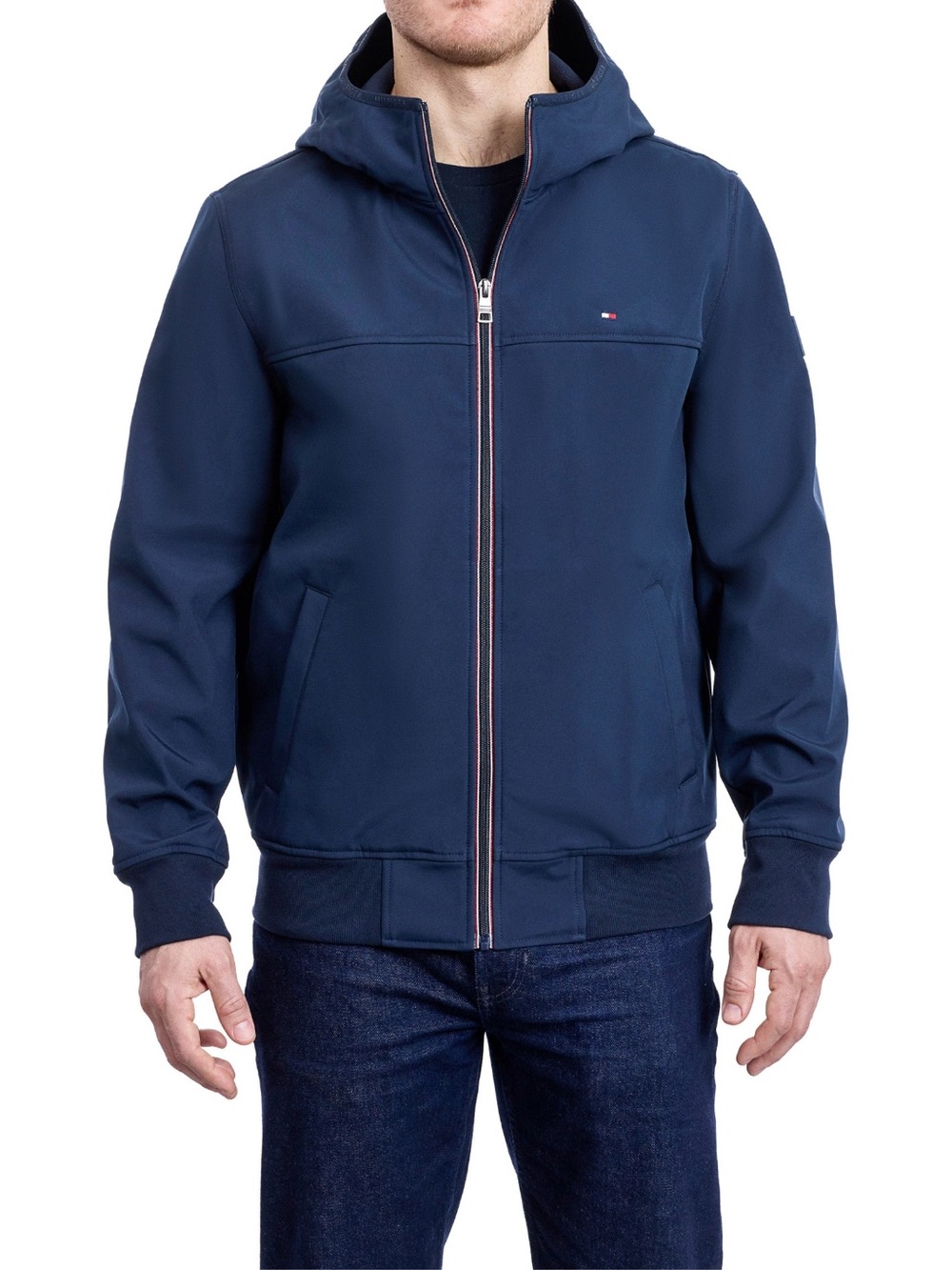 Tommy Hilfiger Mens Lightweight Softshell Jacket XXL Blue
